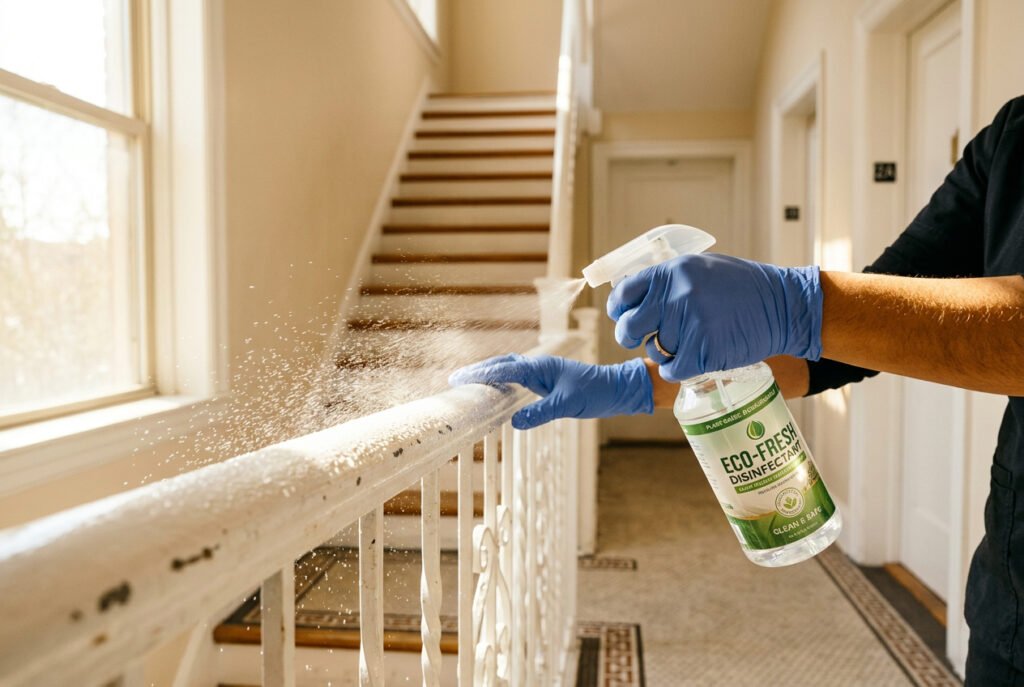 Limpieza de Escaleras - Desinfección Profunda Certificada