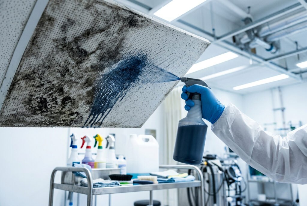 Limpieza de Falsos Techos - Eliminación de moho, manchas y biofilm