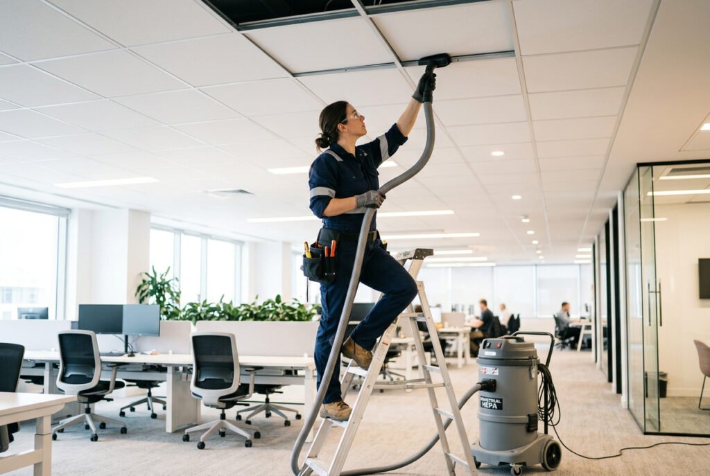 Limpieza de Falsos Techos - Limpieza profunda sin obras ni interrupciones