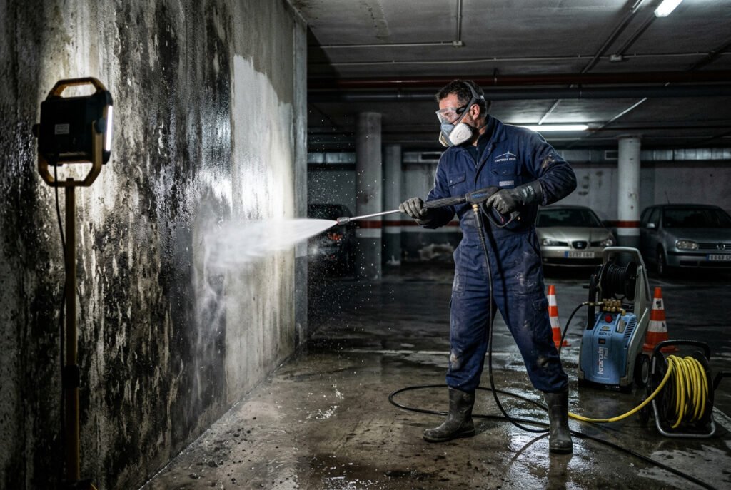 Limpieza de Garajes - Limpieza antihumedad y desodorización