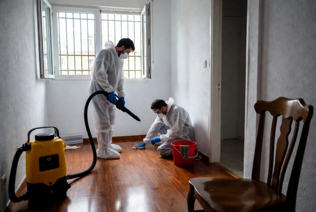 Limpieza de Síndrome de Diógenes en Basauri. Desinfección profunda del inmueble