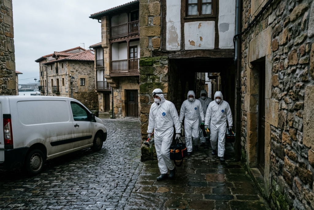 Limpieza de Síndrome de Diógenes en Getxo. Actuamos en el Puerto Viejo sin drama