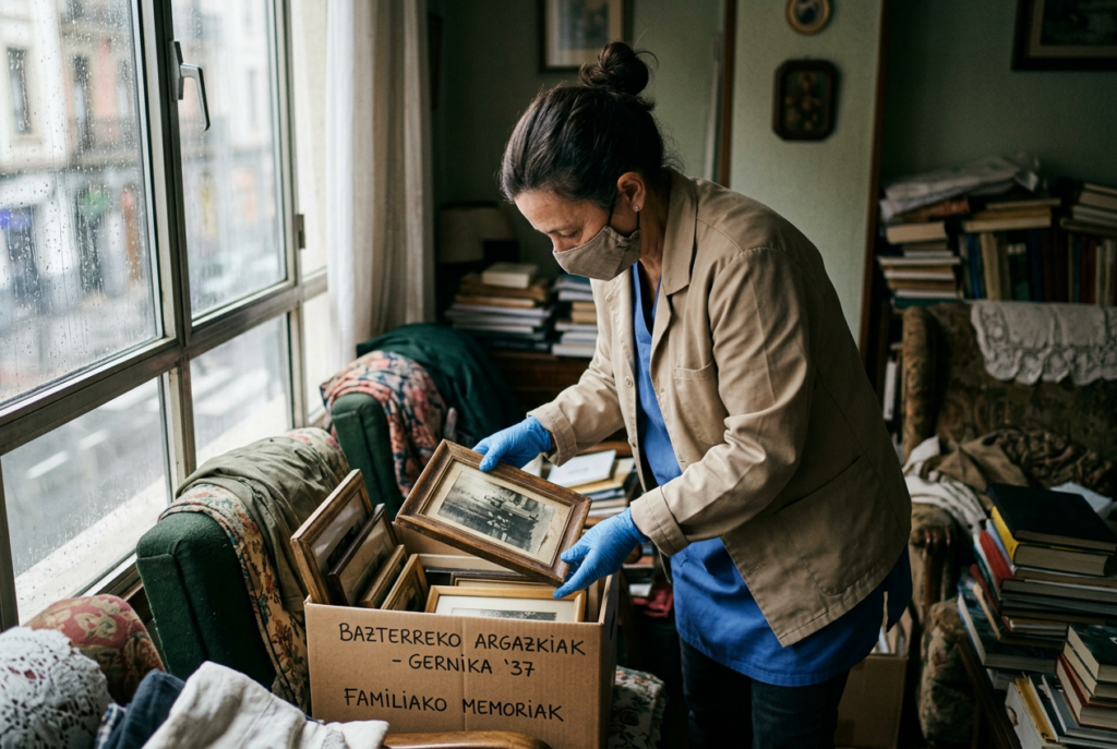 Limpieza de Síndrome de Diógenes en Getxo. Familias de Romo y Andra Mari, te acompañamos