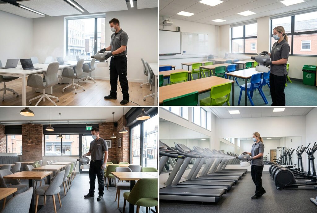 Higienización y Nebulización - Tu espacio higienizado, sea cual sea su tamaño o actividad. Sin protocolos complicados ni cierres prolongados