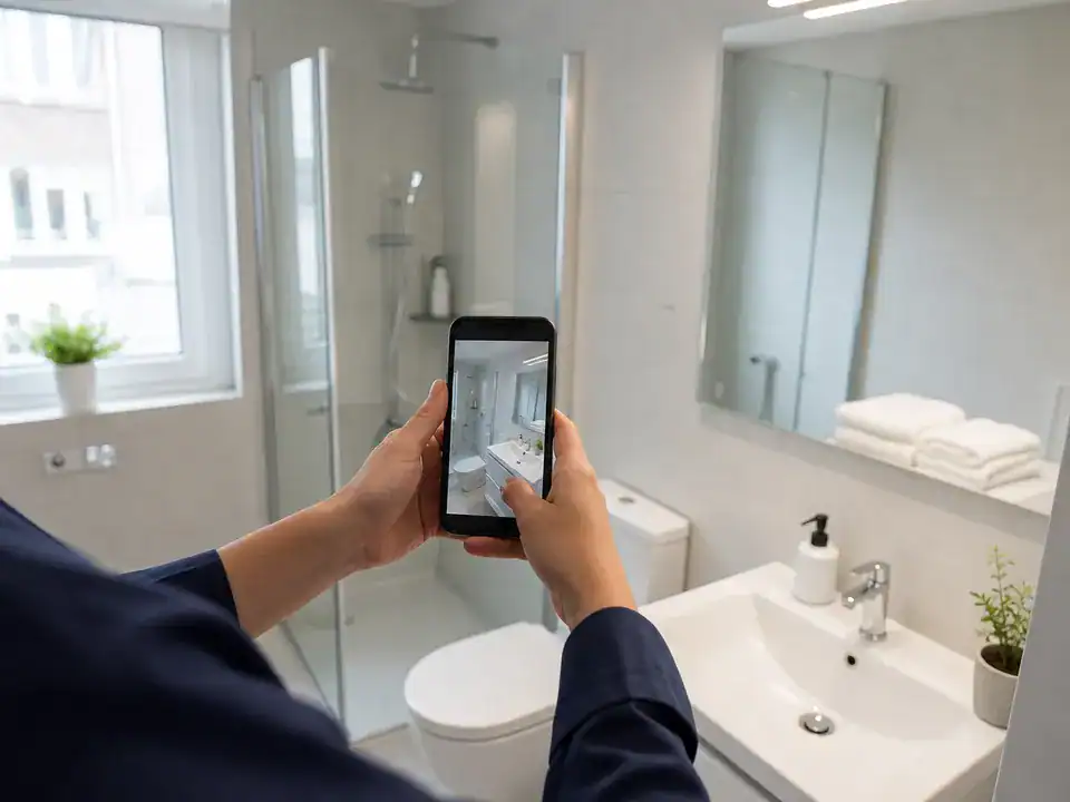 Limpieza de pisos turísticos en Barakaldo: checklist fotográfico del baño listo para el huésped