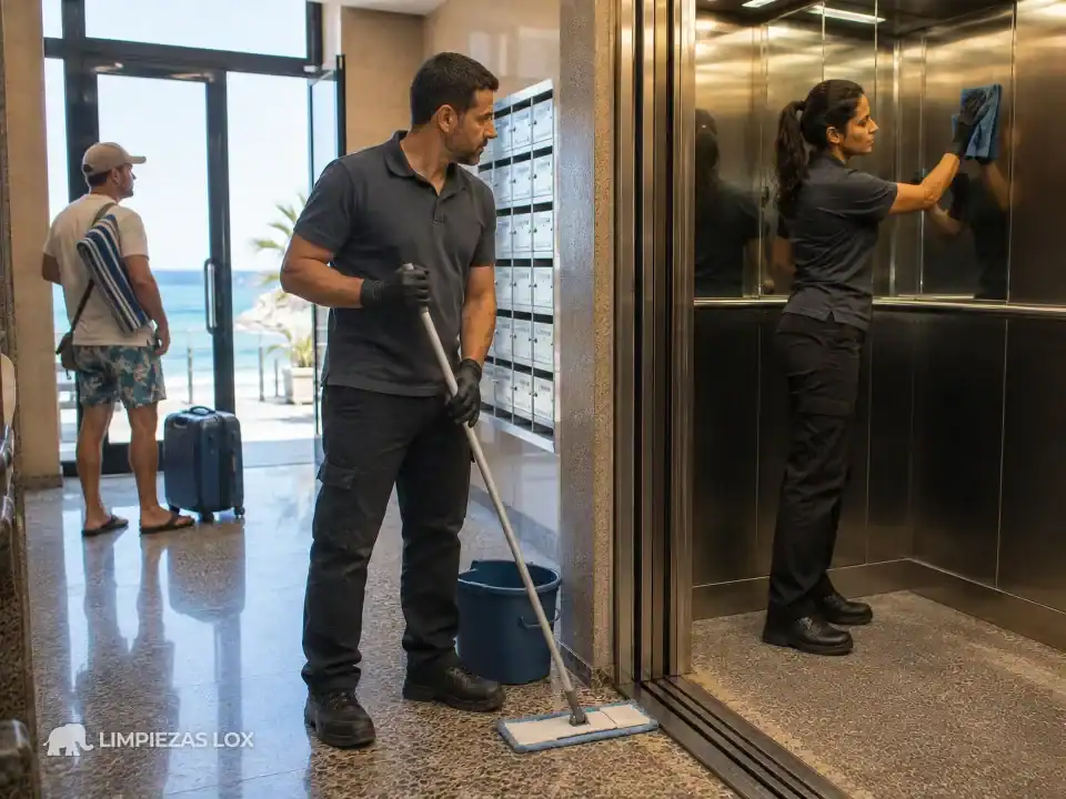 Limpieza de ascensores en Getxo: visita de refuerzo en la cabina durante las semanas de más uso