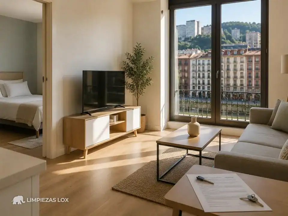Limpieza de fin de obra en Bilbao: piso turístico impecable y llaves listas antes del check-in