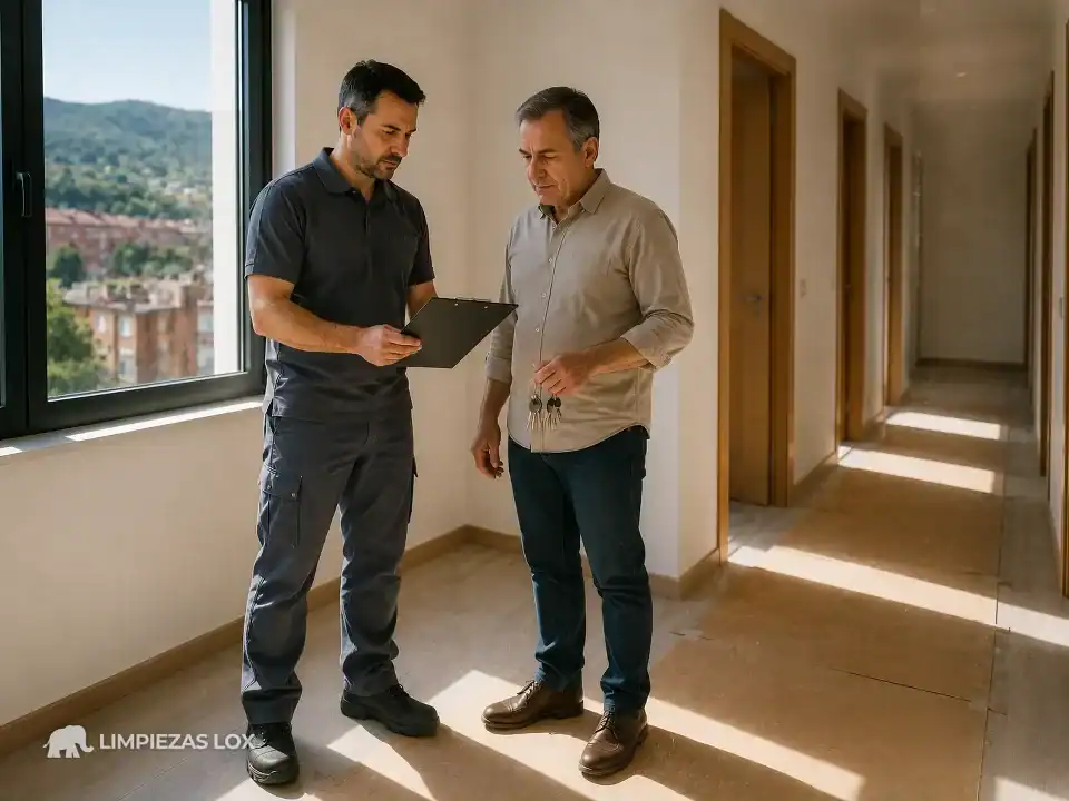 Limpieza de fin de obra en Leioa: presupuesto cerrado en un piso compartido de cuatro habitaciones