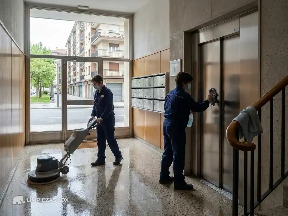 Limpiezas Generales en Basauri: fregado del portal y zonas comunes de una comunidad en Ariz