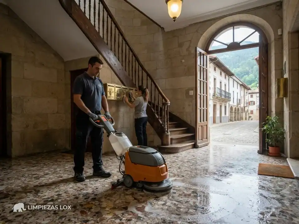 Limpiezas Generales en Durango: limpieza del portal de una comunidad del Casco Histórico