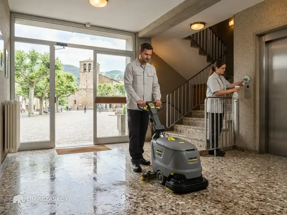 Limpiezas Generales en Leioa: limpieza del portal de una comunidad de vecinos en Elexalde
