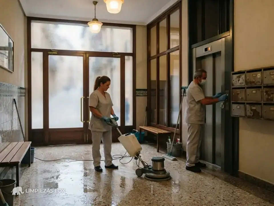 Limpiezas Generales en Portugalete: limpieza del portal de una comunidad en el Casco Histórico