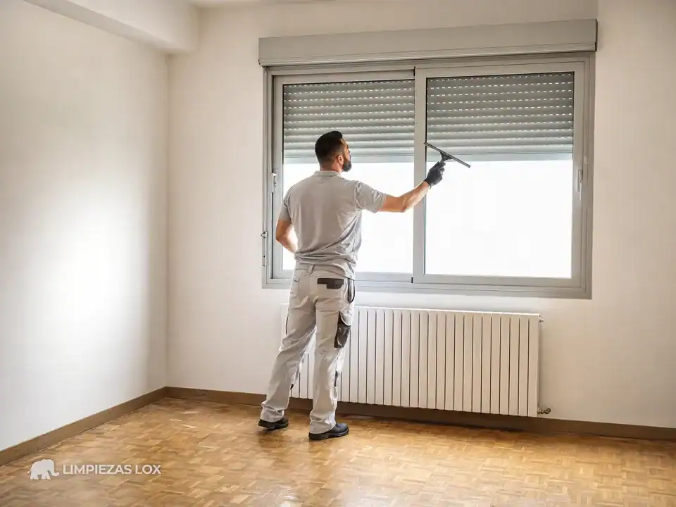 Limpiezas Generales en Santurtzi: limpieza de ventanas y persianas de un piso vacío frente a la bahía