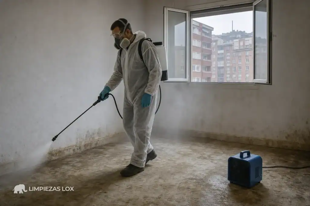 Síndrome de Diógenes en Barakaldo: desinfección y eliminación de olores en la vivienda ya vaciada