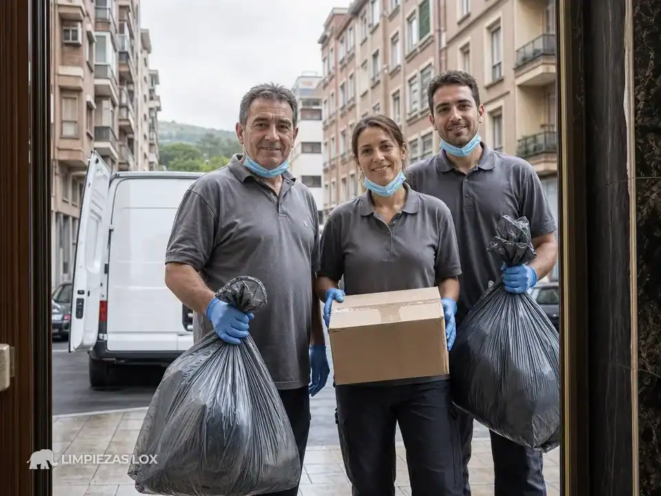 Síndrome de Diógenes en Barakaldo: equipo profesional listo para el vaciado y limpieza de la vivienda