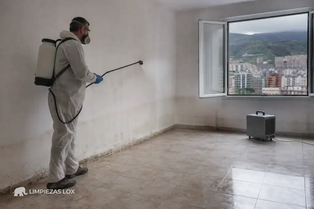 Síndrome de Diógenes en Bilbao: desinfección y ozonización de la vivienda ya vaciada