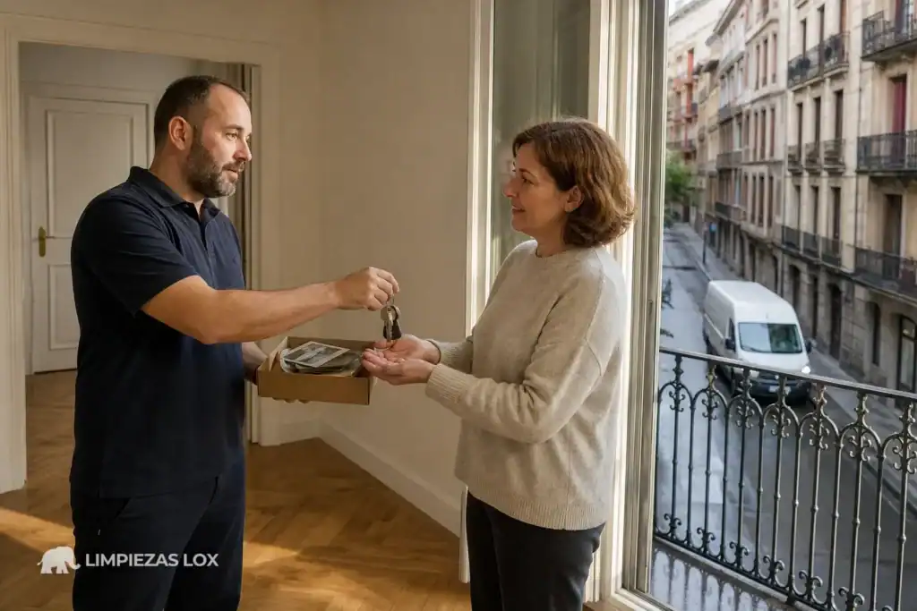 Síndrome de Diógenes en Bilbao: entrega discreta de las llaves de la vivienda recuperada