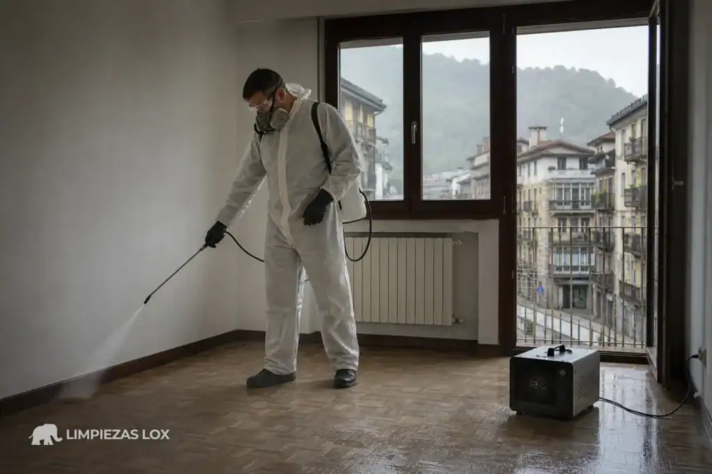 Síndrome de Diógenes en Durango: desinfección y ozonización del piso vacío tras el vaciado